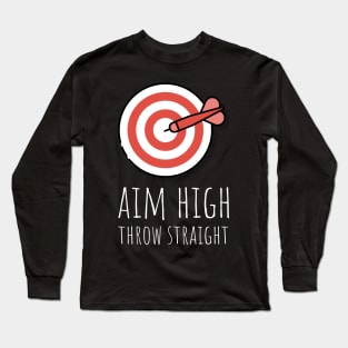 aim high throw straight Long Sleeve T-Shirt